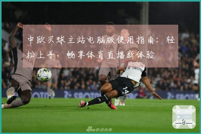 中欧买球主站电脑版使用指南：轻松上手，畅享体育直播新体验